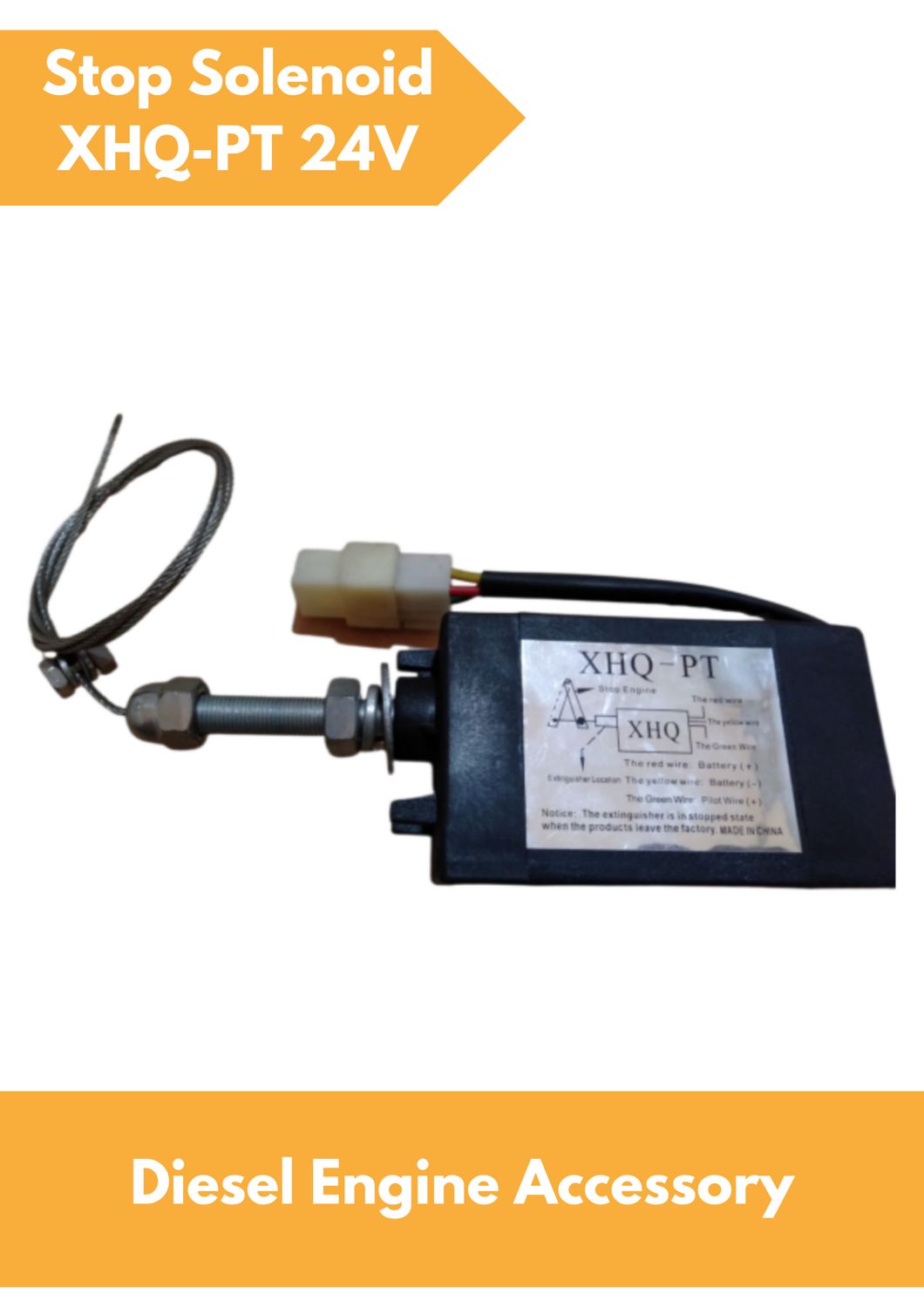 Diesel Engine Stop Solenoid XHQ-PT 24V