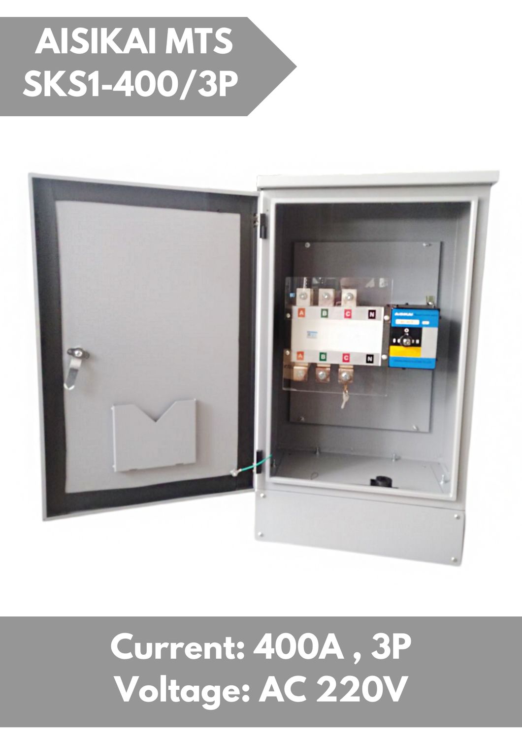 MTS 400A, 3P Change-Over Type AISIKAI