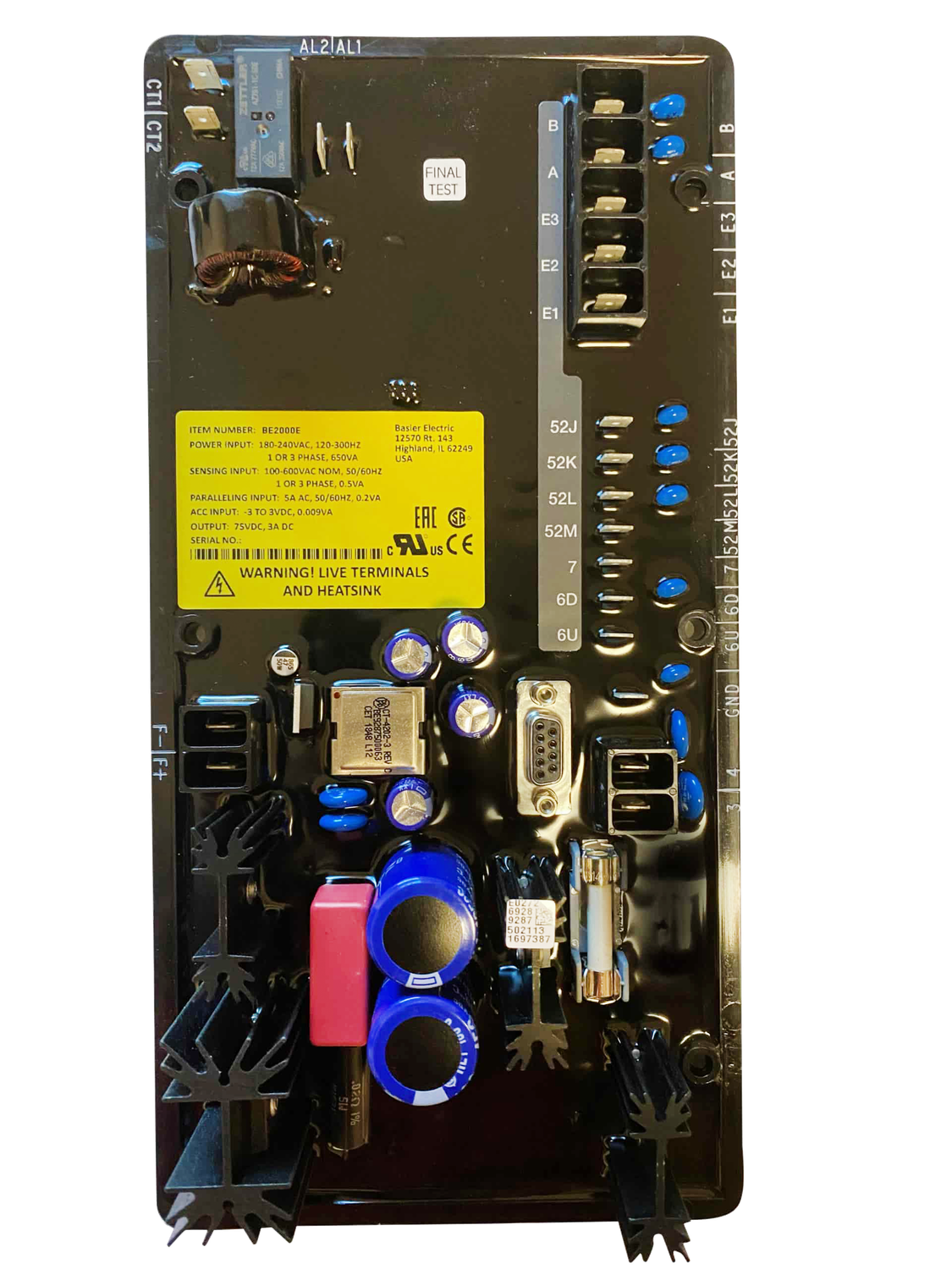 BASLER AVR BE2000E DVR2000E 