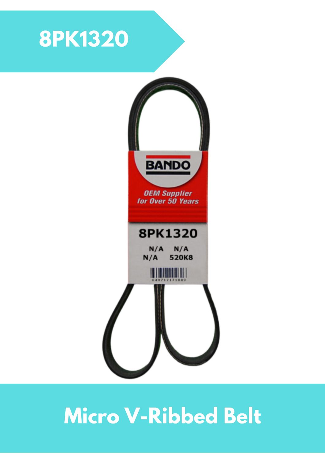 Micro V-Ribbed Belt 8PK1320