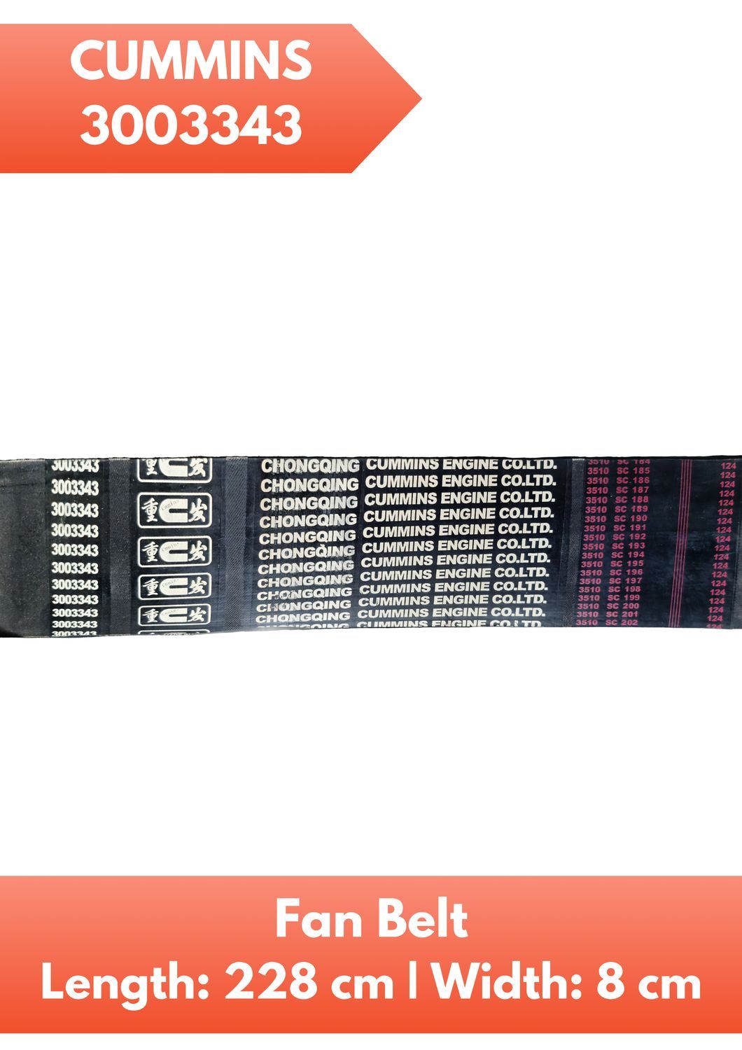 Fan Belt 3003343