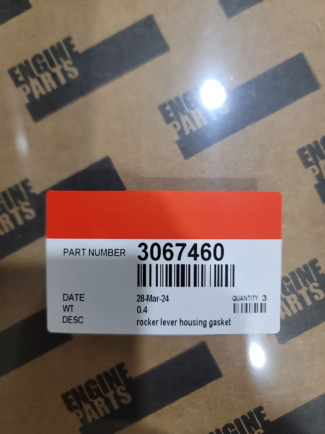 Rocker Cover Gasket 3067460