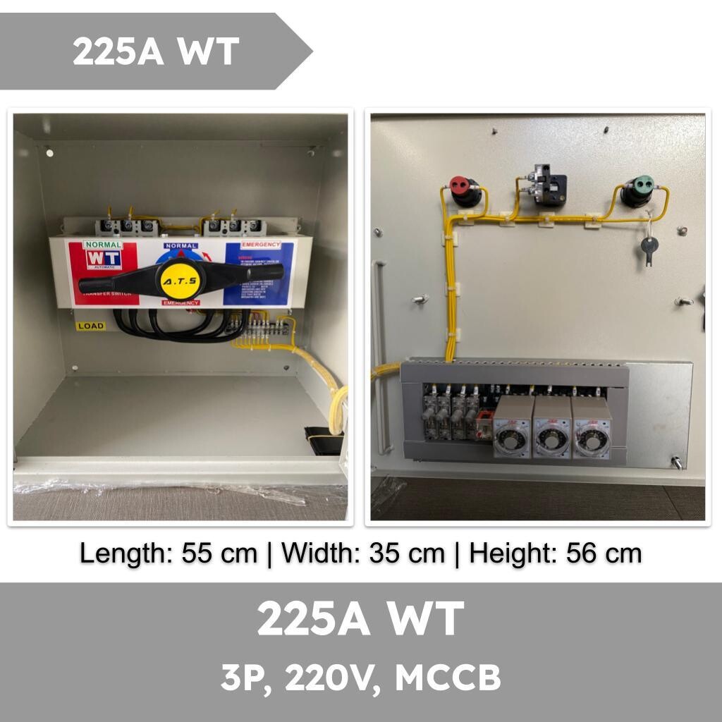 ATS 225A 3P MCCB-Type WT
