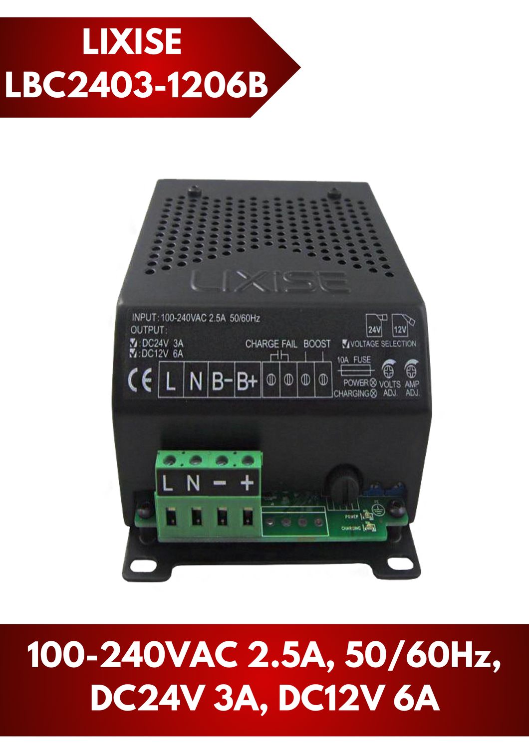 Battery Charger Lixise LBC2403-1206B