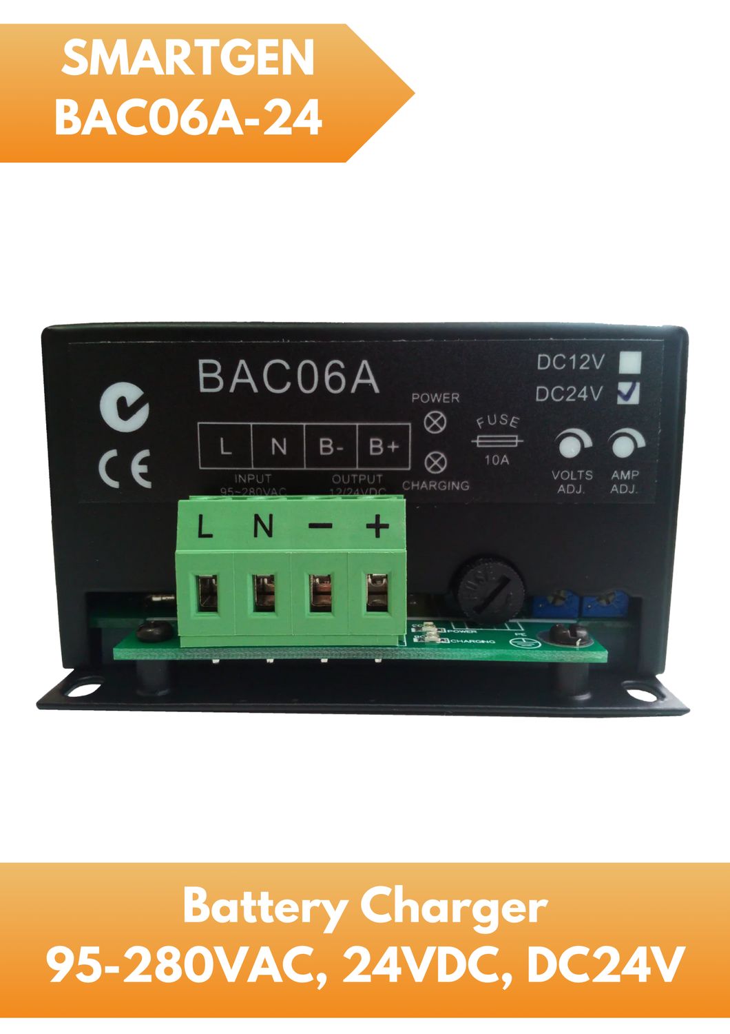 Battery Charger Smartgen BAC06A-24V