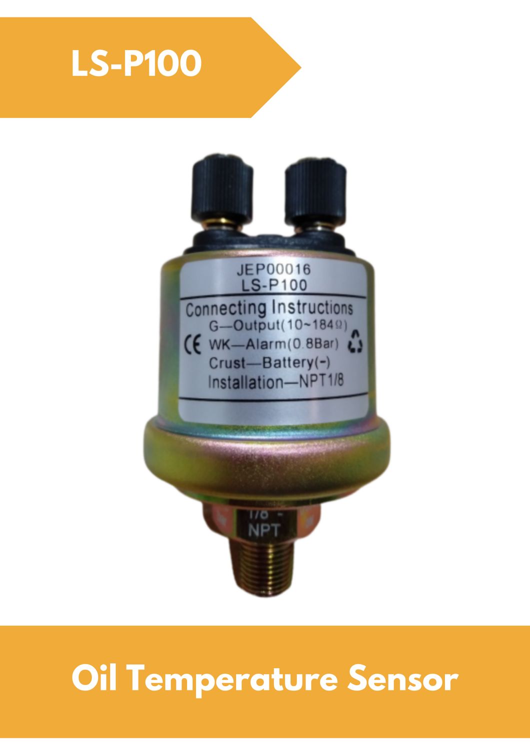 Oil Pressure Sensor LS-P100 / 3967251 1/8 NPT
