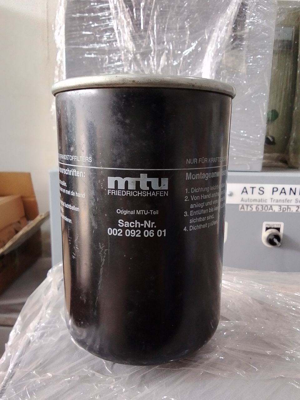 MTU Fuel Filter 002-092-06-01