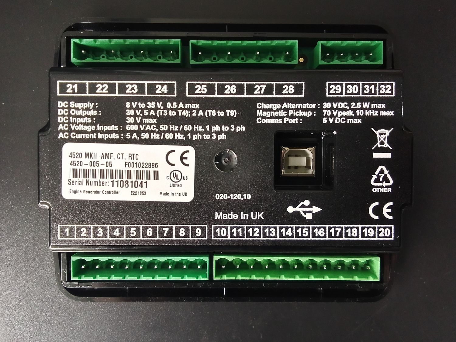 Deepsea Controller DSE4520 MKII
