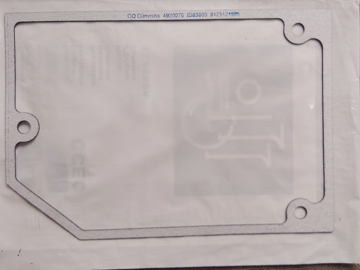 CUMMINS Rocker Lever Cover Gasket 4920076 / 3629140