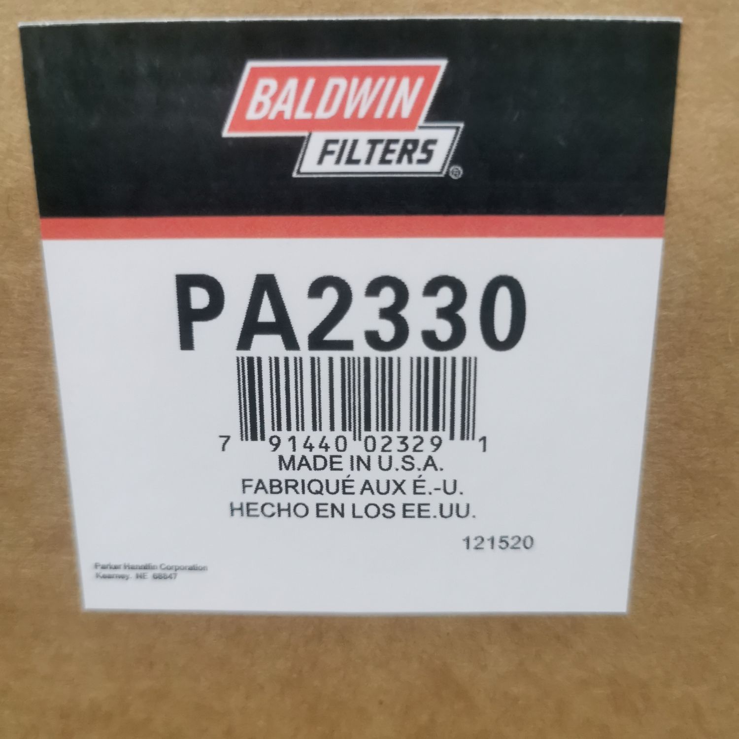 BALDWIN Air Filter PA2330
