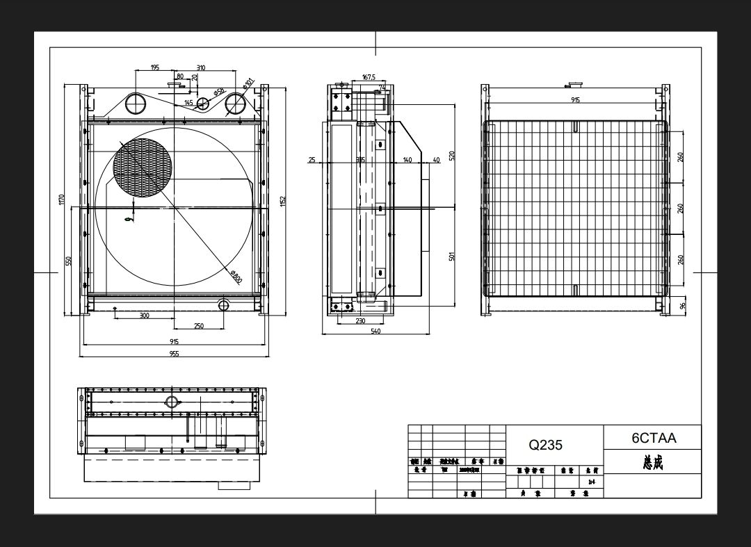 Radiator 6CTAA8.3-G2