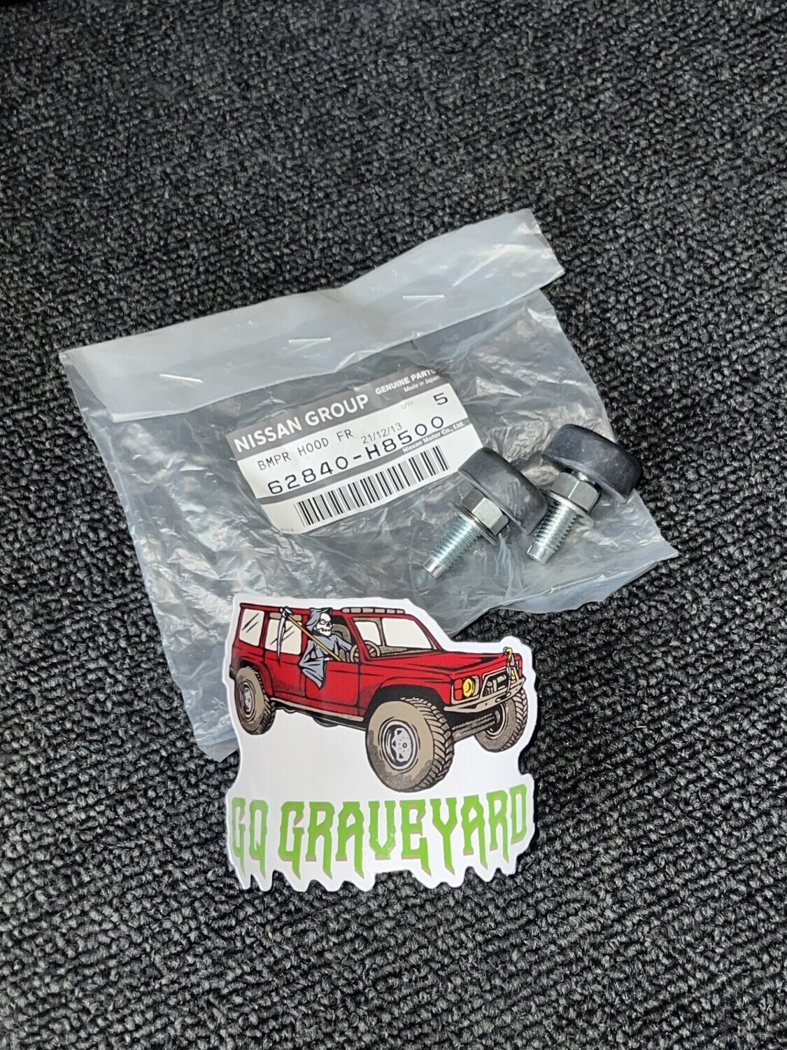 Genuine Nissan Bonnet Adjusters Pair  GQ Y60