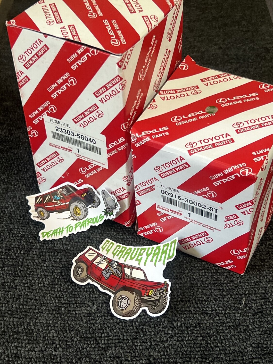 Genuine Toyota Oil and Fuel Filter