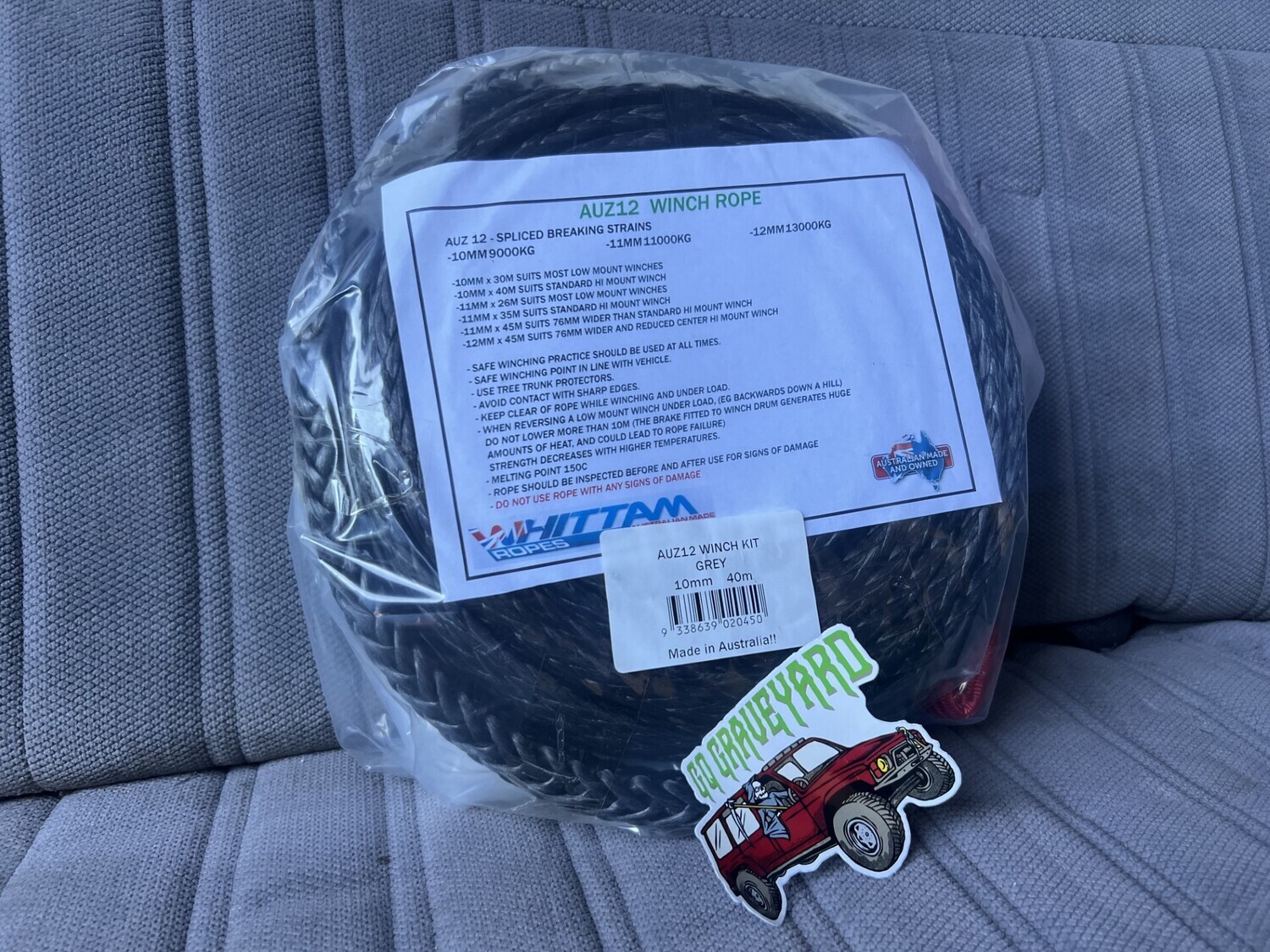 Whitham Winch Rope 10mm