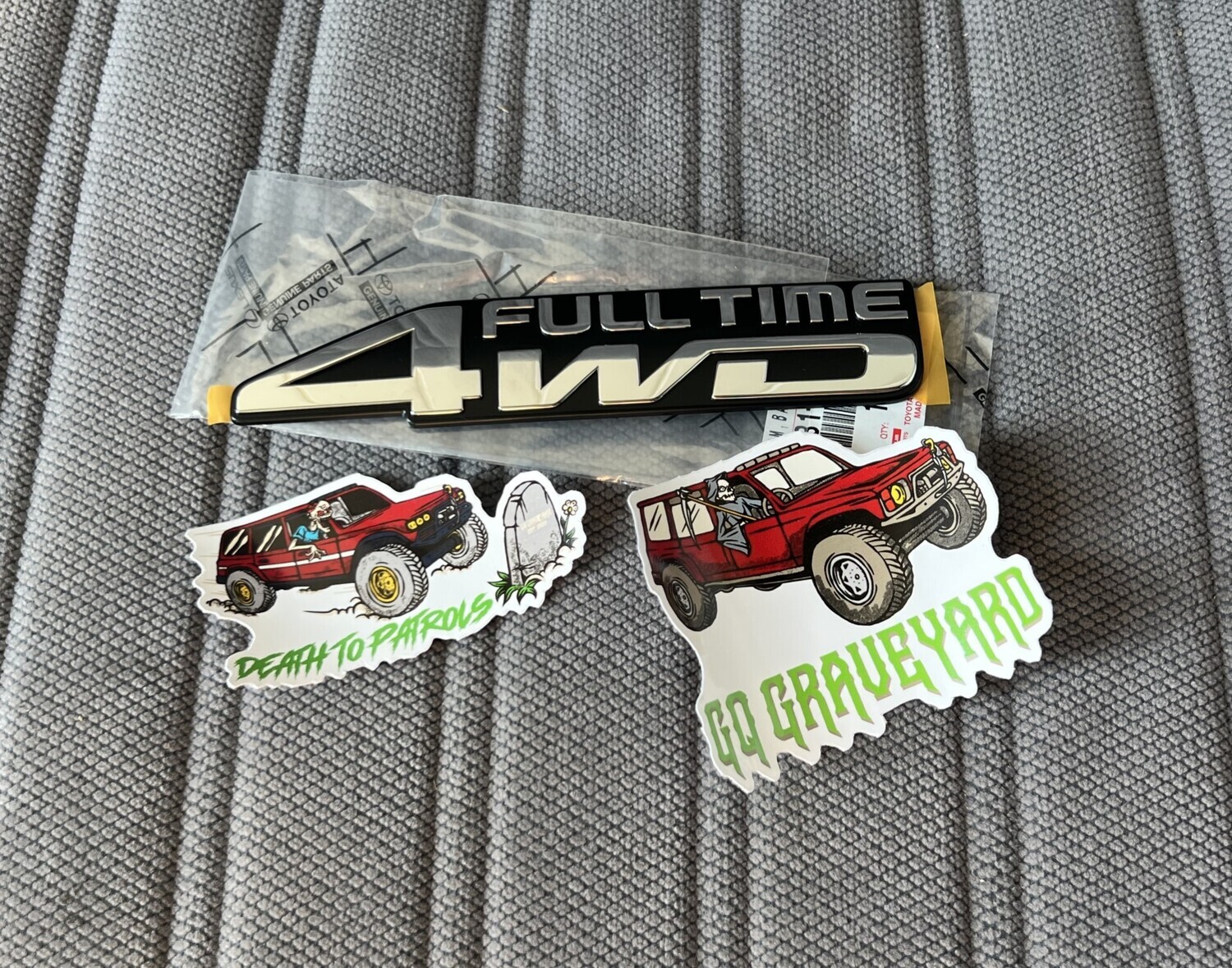 Genuine Toyota 80 Series Full Time 4WD Badge