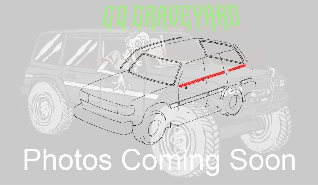 Genuine Toyota 80 Series Chrome Weatherstrip Set