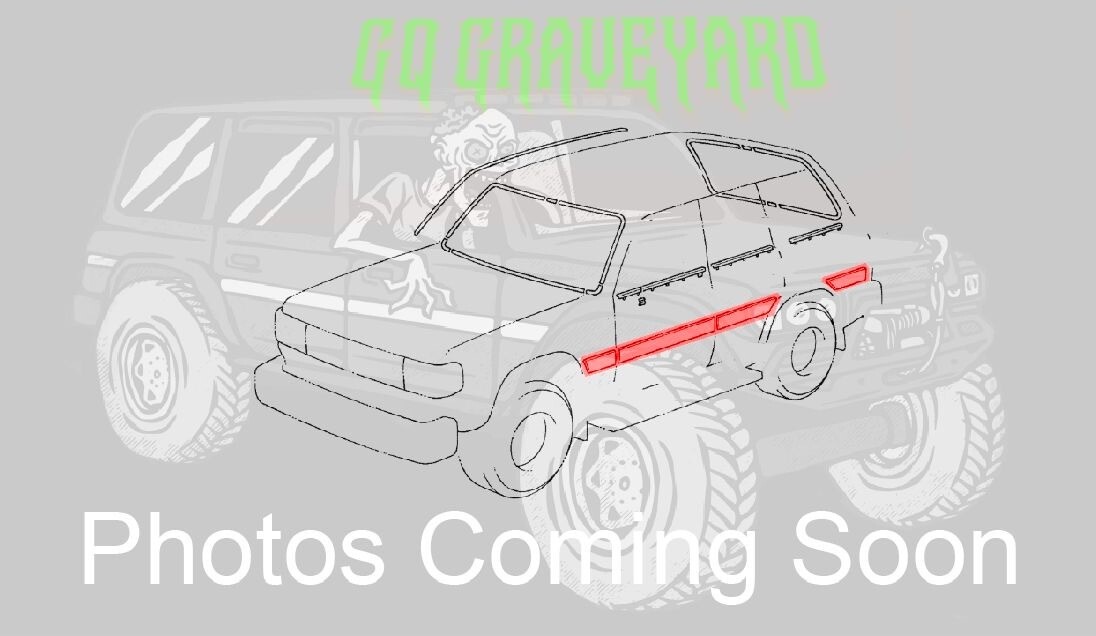 Genuine Toyota 80 Series Moulding Set Silver Grey