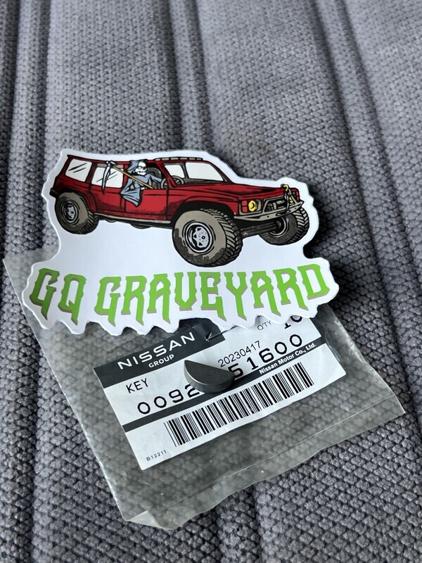 Genuine Nissan Harmonic Woodruff Crankshaft Key