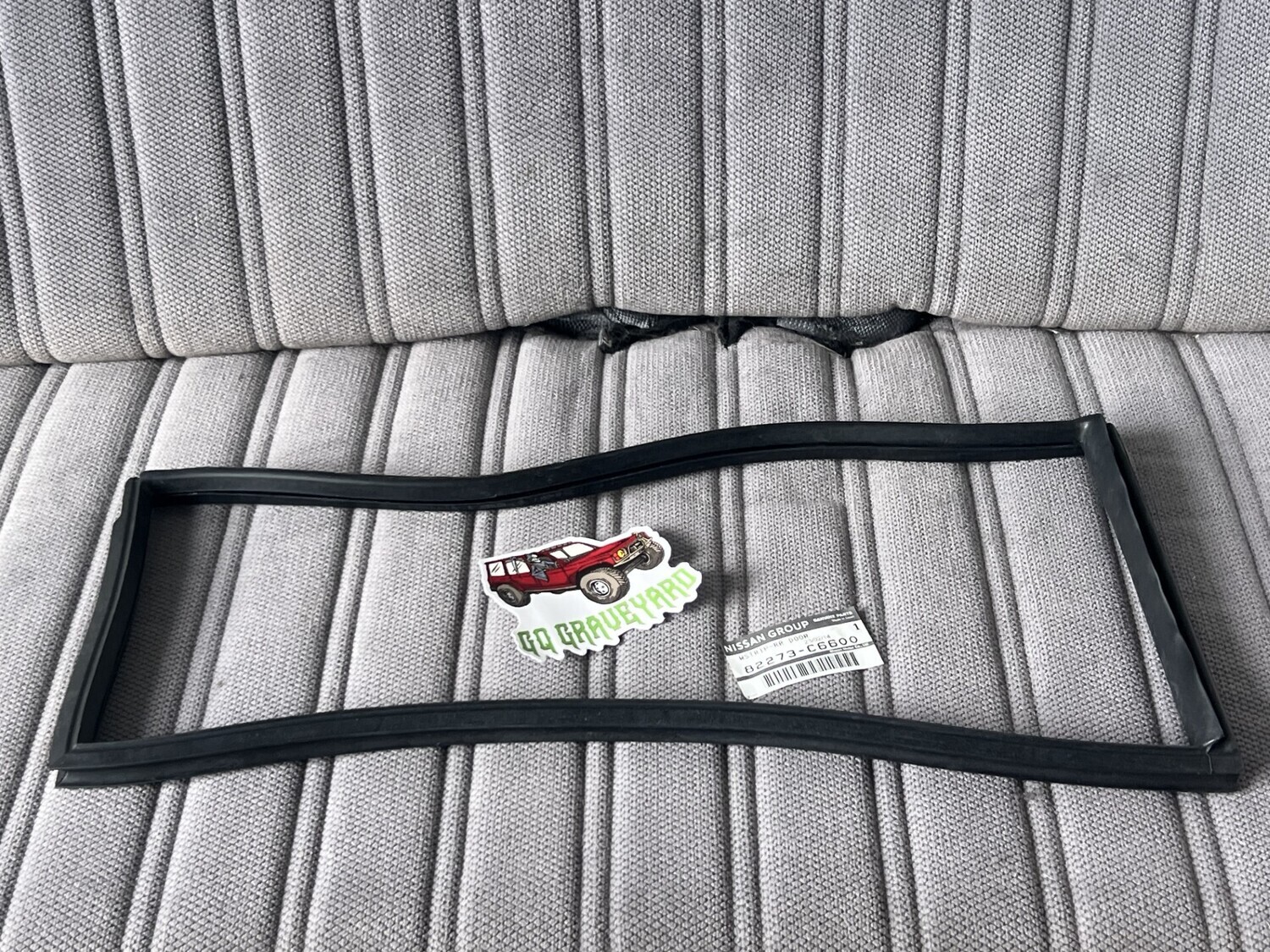 Genuine Nissan 1/4 Rear Window Rubbers GQ Y60