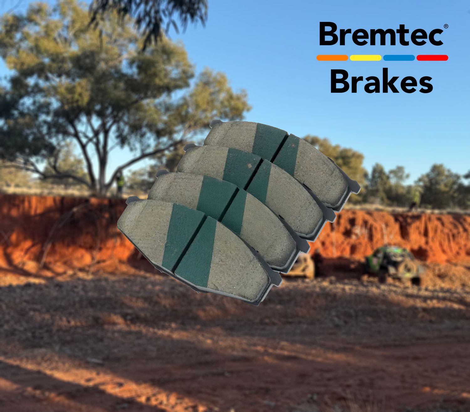 Bremtec Front Brake Pads Twin Piston GQ Y60