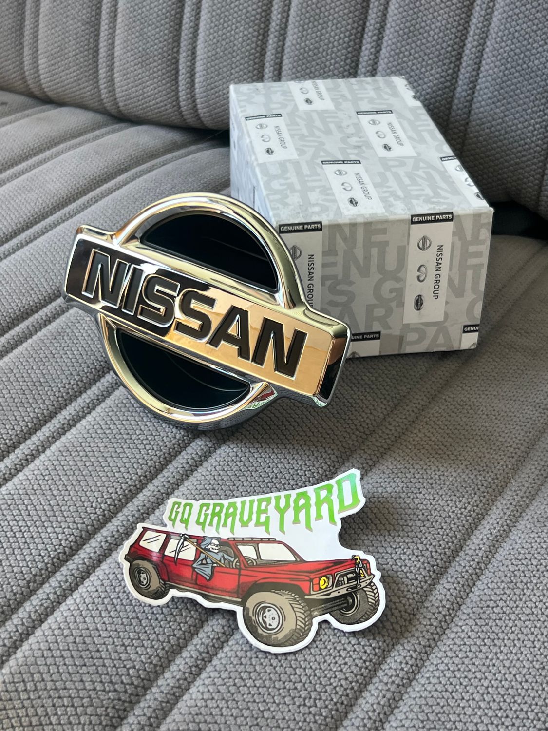 Genuine Nissan Series 1 Grille Badge GQ Y60