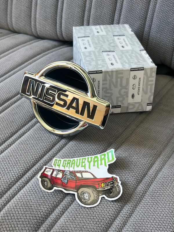 Genuine Nissan Series 1 Grille Badge GQ Y60