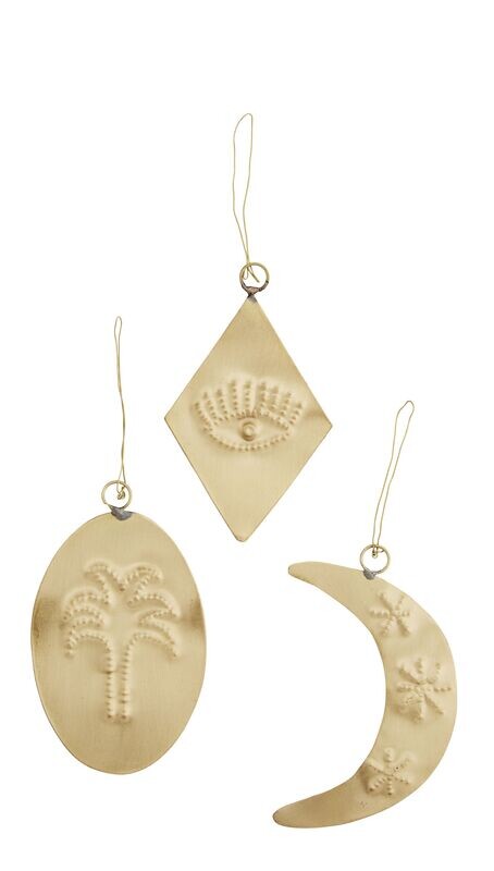 Hanging brass ormanents