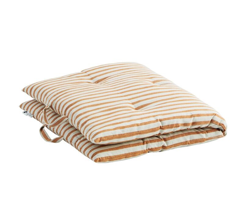 matelas/coussin imprimé orange