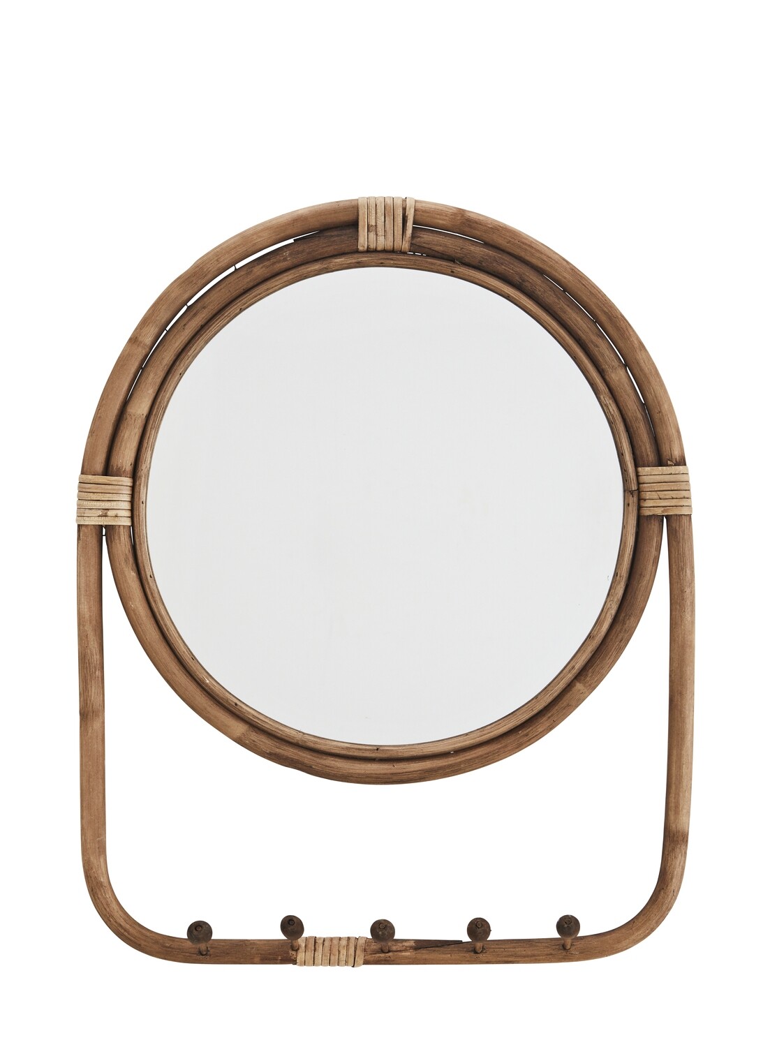 miroir bambou