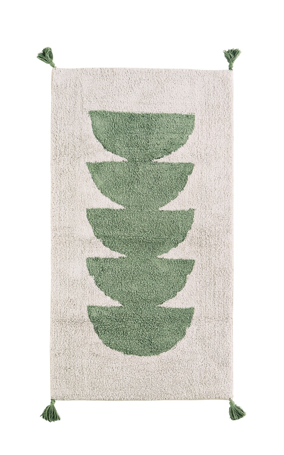 Tapis vert motif
