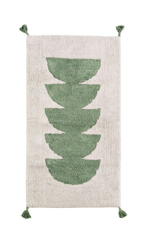 Tapis vert motif