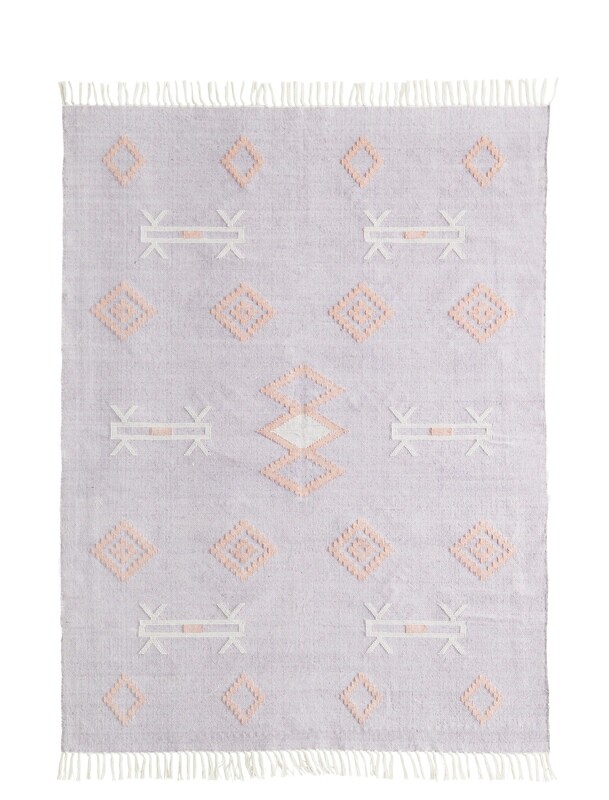 Tapis motif boho