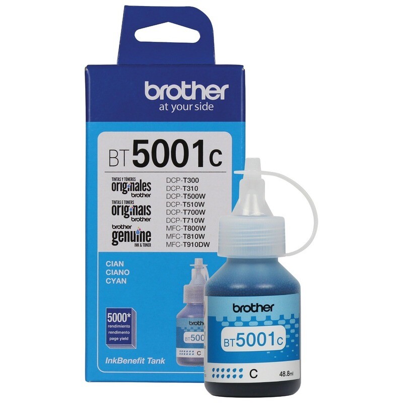 Botella Tinta ORIGINAL BT5001C CYAN