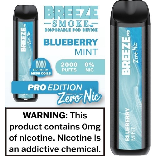 BREEZE PRO 0 NIC - BLUE MINT 10/CT