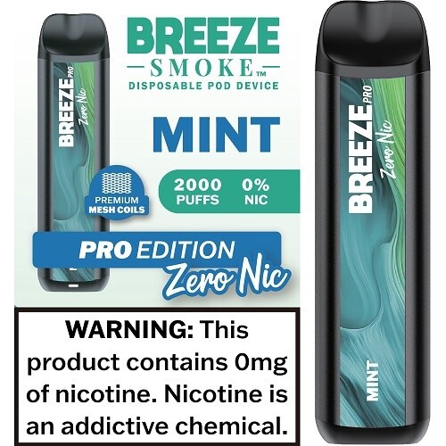 BREEZE PRO 0 NIC - MINT 10/CT