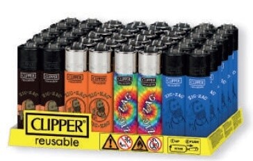 CLIPPER LIGHTER ZIG ZAG REUSABLE 48/CT
