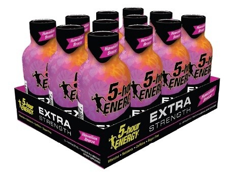 5 HOUR ENERGY EXTRA STRENGTH HAWAIIAN BREEZE 12CT (1.93OZ)