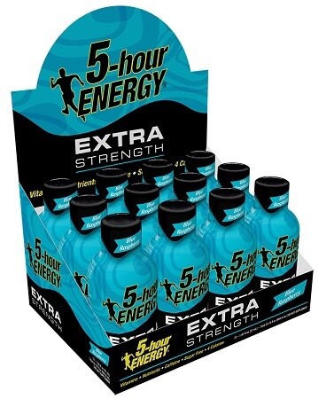 5 HOUR ENERGY EXTRA STRENGTH BLUE RASP.12CT (1.93OZ)