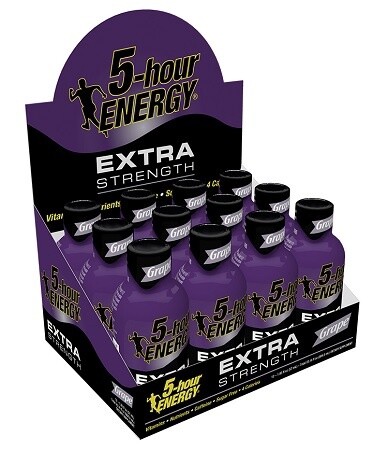 5 HOUR ENERGY EXTRA STRENGTH GRAPE 12CT (1.93OZ)