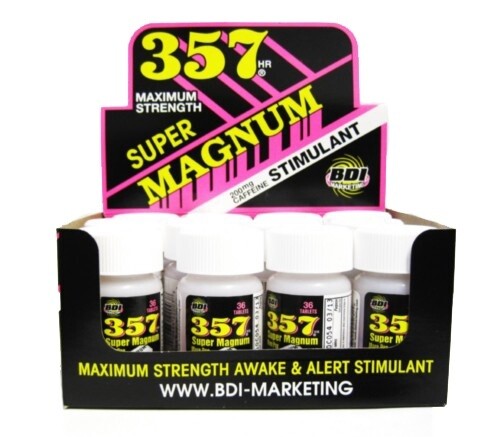 MAGNUM 357 BOTTLE INSTANT ENERGY BOOSTER 12/36/CT