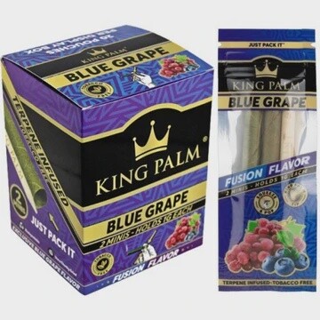 KING PALM BLUE GRAPE 2 MINIS HOLDS 1G EACH 20/CT