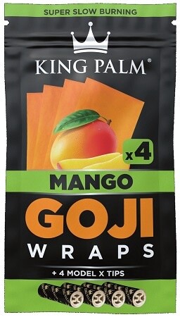 KING PALM GOJI WRAPS MANGO 4PK 15/CT