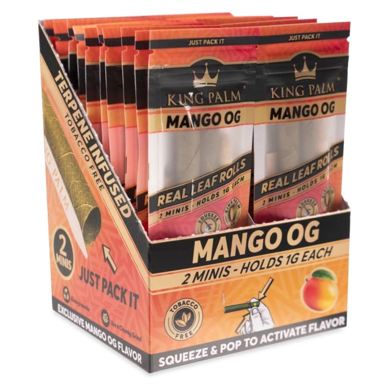 KING PALM MANGO OG 2 MINIS HOLDS 1G EACH 20/CT