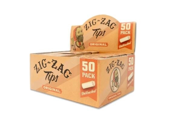 ZIG ZAG UNBLEACHED TIPS ORIGINAL 50/CT