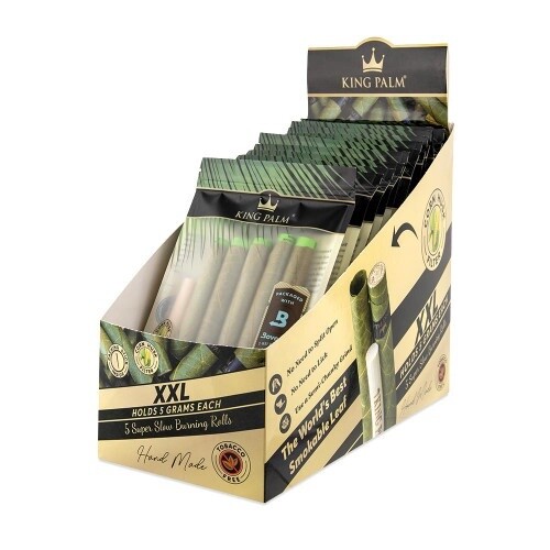 KING PALM SUPER BLOW BURNING ROLLS XXL 5 GRAMS EACH 10/CT