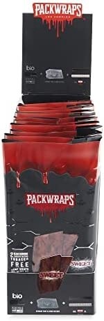 PACKWRAPS SWEET 2 SLOW BURNING SMOOTH TASTING TOBACCO FREE HEMP WRAPS ALL IN ONE KIT 10/CT