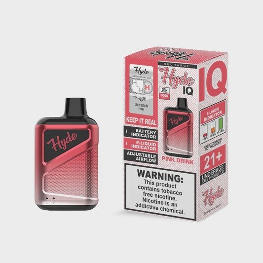 HYDE IQ PINK BURST 5% NIC 5000 PUFFS 10 PACK