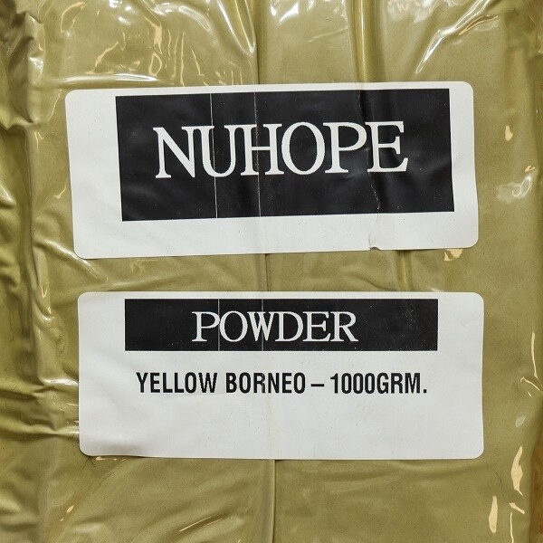 NUHOPE BOTANICALS YELLOW BORNEO KRATOM POWDER 1000G ALL NATURALS