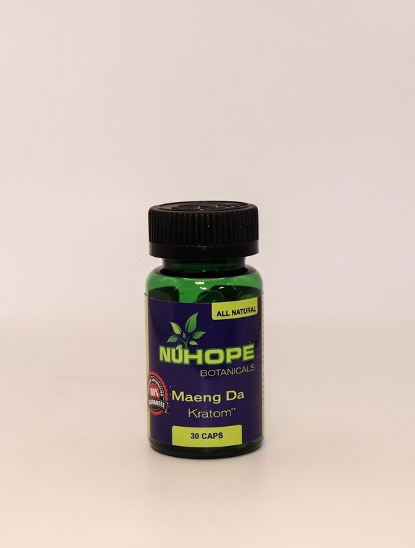 NUHOPE BOTANICALS MAENG DA KRATOM 30 CAPS ALL NATURALS