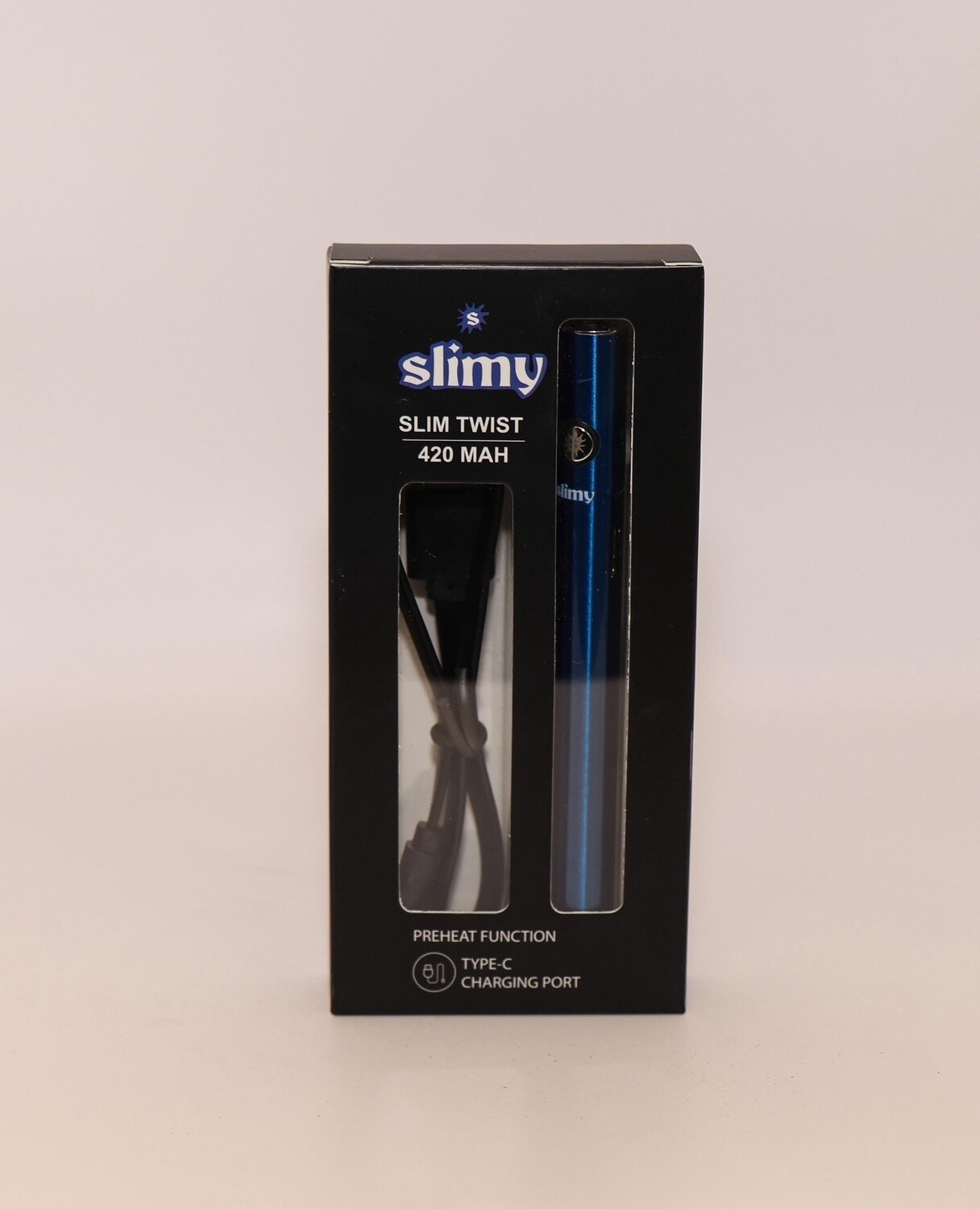 SLIMY SLIM TWIST 420 MAH BATTERY 5/CT BLUE